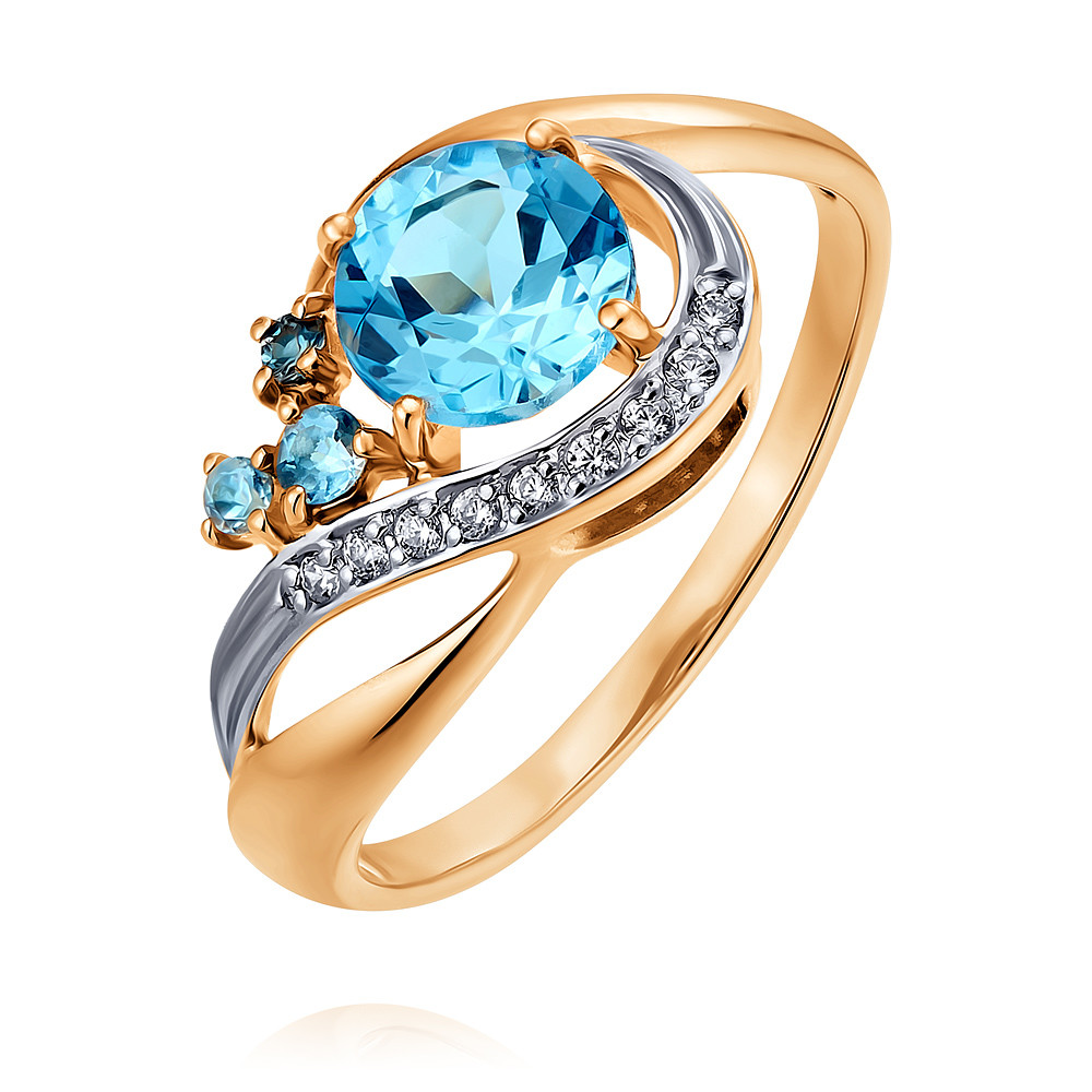 Кольцо из красного золота с топазом/фианитом р. ADAMAS 1457613/01-А50Д-670, 1457613/01-А50Д-670
Кольцо из красного золота с топазом/фианитом р. ADAMAS 1457613/01-А50Д-670, 1457613/01-А50Д-670