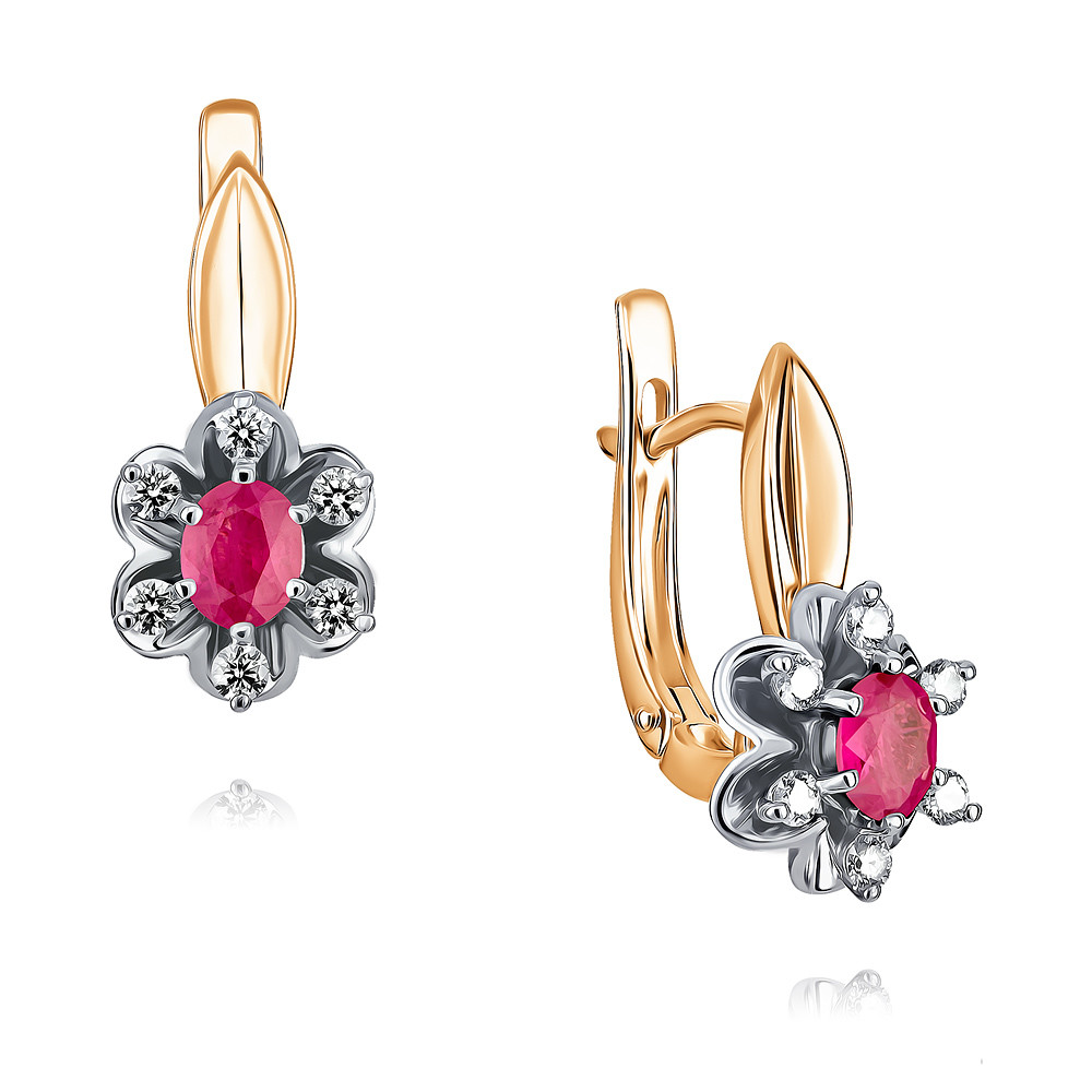 Серьги из красного золота с бриллиантом/рубином ADAMAS 2416558-А50Д-431, 2416558-А50Д-431
Серьги из красного золота с бриллиантом/рубином ADAMAS 2416558-А50Д-431, 2416558-А50Д-431