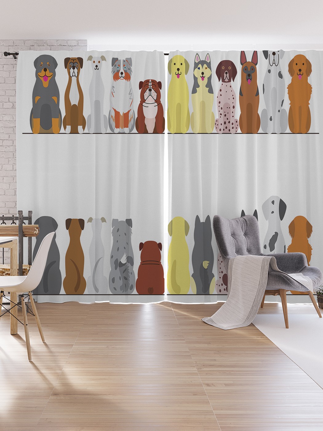 Шторы под лён JoyArty "Вид спереди и сзади", серия Oxford DeLux, 340х265 см, Вид спереди и сзади
Шторы под лён JoyArty "Вид спереди и сзади", серия Oxford DeLux, 340х265 см, Вид спереди и сзади