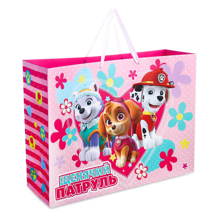 Пакет PAW Patrol ламинированный С днем рождения! Скай Щенячий патруль 61х46х20 см, Розовый, Щенячий патруль
Пакет PAW Patrol ламинированный С днем рождения! Скай Щенячий патруль 61х46х20 см, Розовый, Щенячий патруль