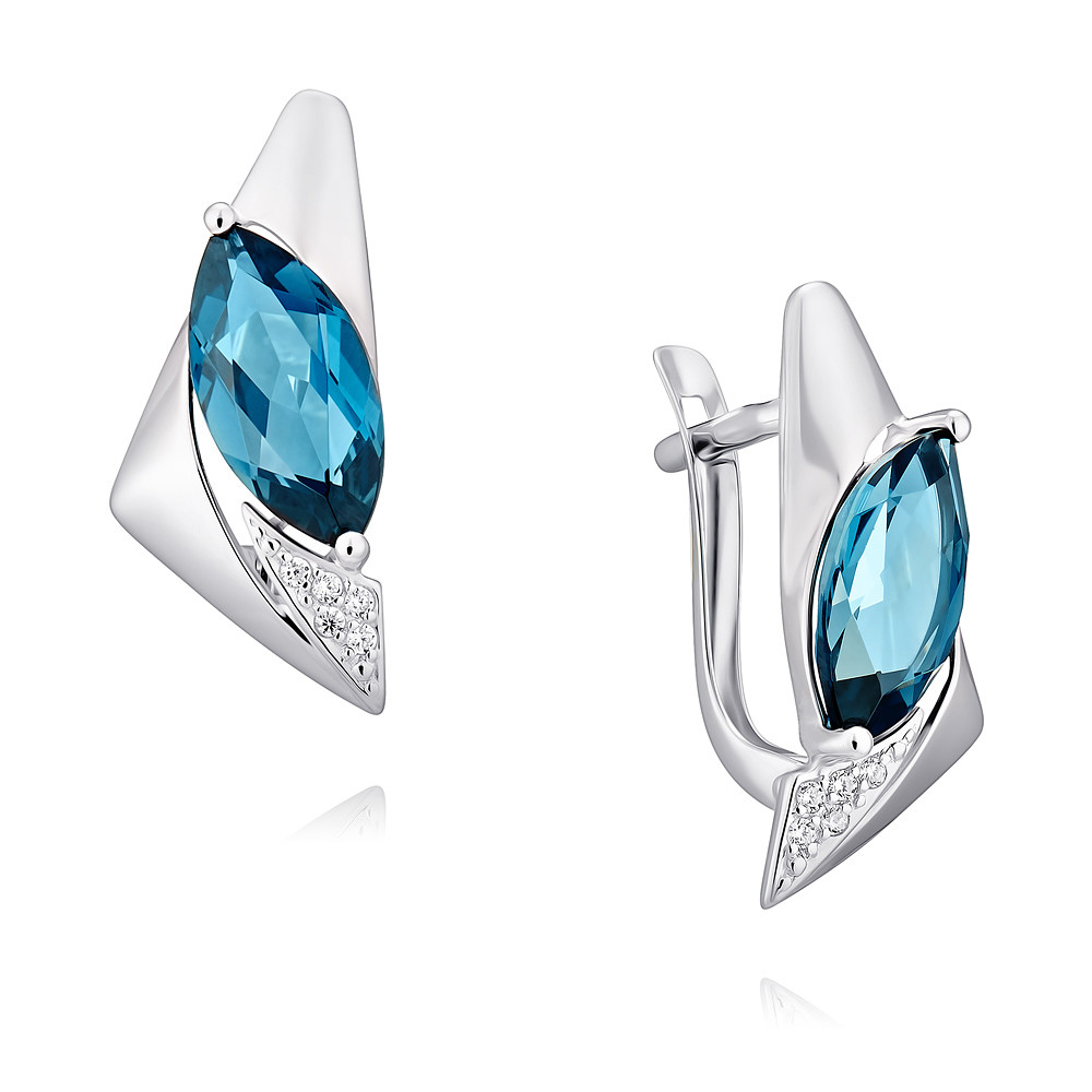Серьги из белого золота с топазом/фианитом ADAMAS 2456397/01-А511Д-660, 2456397/01-А511Д-660
Серьги из белого золота с топазом/фианитом ADAMAS 2456397/01-А511Д-660, 2456397/01-А511Д-660