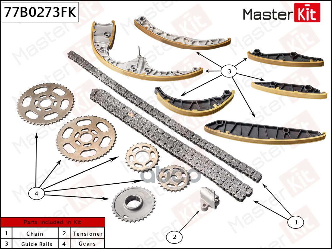 Комплект Цепи Грм Masterkit 77b0273fk Vw Touareg 3.0tdi 10- Crca/Cjma MasterKit арт. 77B02
Комплект Цепи Грм Masterkit 77b0273fk Vw Touareg 3.0tdi 10- Crca/Cjma MasterKit арт. 77B02