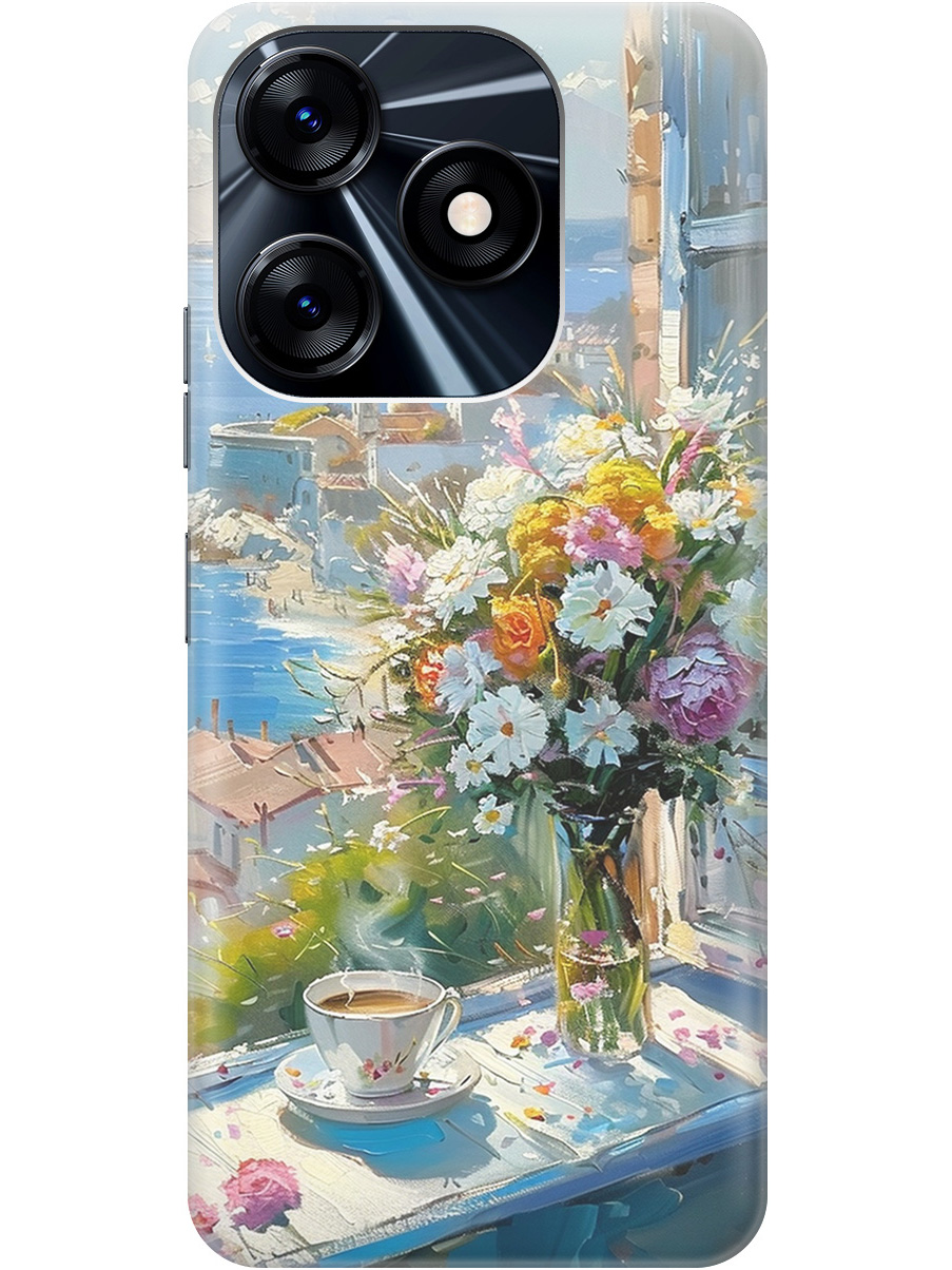 Силиконовый чехол на Tecno Spark 10 / 10C с принтом "Букет цветов и кофе", Прозрачный;белый;голубой, 769297822
Силиконовый чехол на Tecno Spark 10 / 10C с принтом "Букет цветов и кофе", Прозрачный;белый;голубой, 769297822