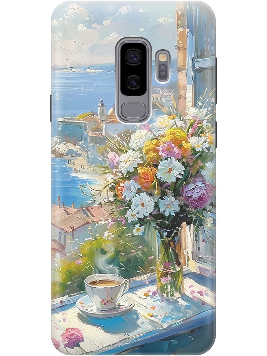 Силиконовый чехол на Samsung Galaxy S9+ с принтом "Букет цветов и кофе", Прозрачный;белый;голубой, 717439322
Силиконовый чехол на Samsung Galaxy S9+ с принтом "Букет цветов и кофе", Прозрачный;белый;голубой, 717439322