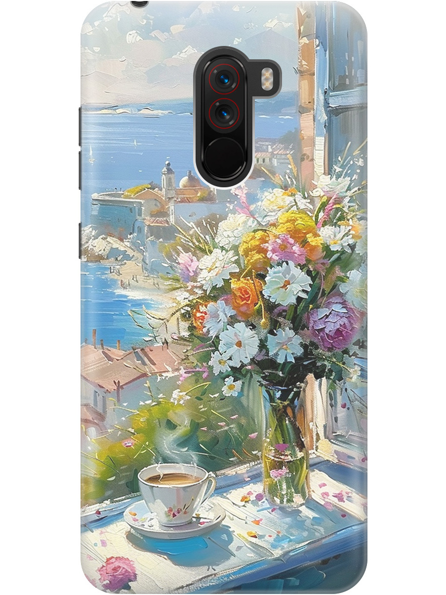 Силиконовый чехол на Xiaomi Pocophone F1 с принтом "Букет цветов и кофе", Прозрачный;белый;голубой, 719373322
Силиконовый чехол на Xiaomi Pocophone F1 с принтом "Букет цветов и кофе", Прозрачный;белый;голубой, 719373322