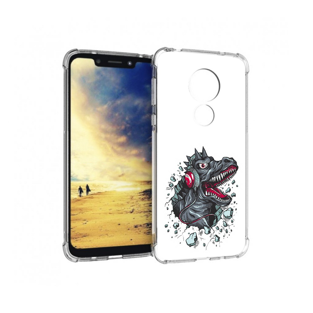 Чехол MyPads Tocco для Motorola G7 Power Нарисованный динозавр в наушниках, Прозрачный, Tocco
Чехол MyPads Tocco для Motorola G7 Power Нарисованный динозавр в наушниках, Прозрачный, Tocco