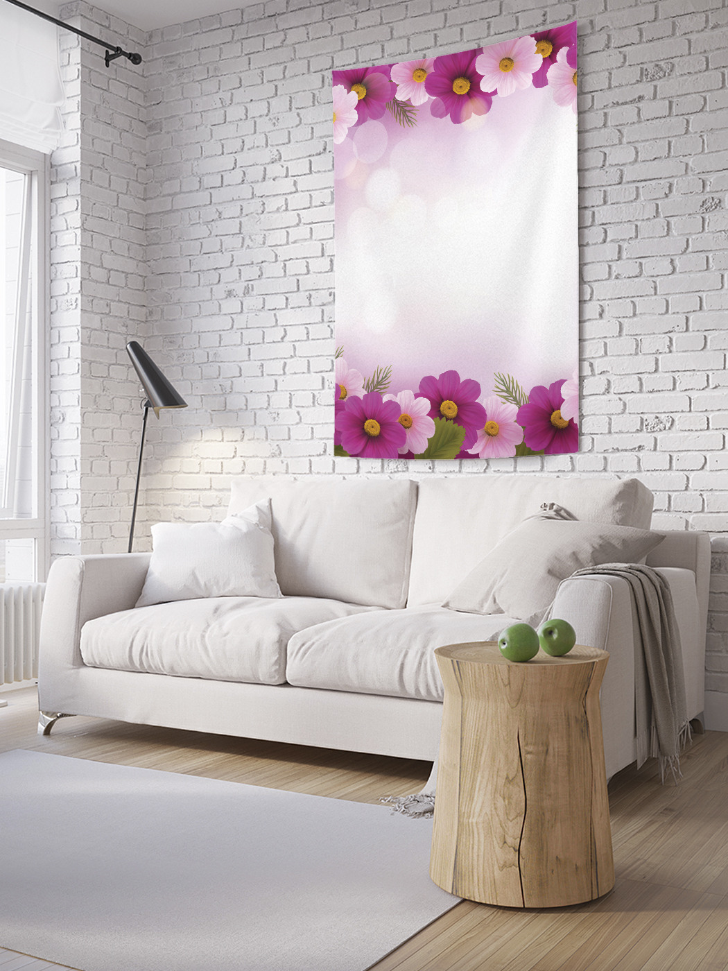 Вертикальное фотопанно на стену JoyArty Рамка из нежных цветков 150x200 см, Рамка из нежных цветков
Вертикальное фотопанно на стену JoyArty Рамка из нежных цветков 150x200 см, Рамка из нежных цветков