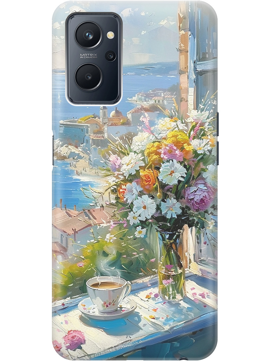 Силиконовый чехол на Realme 9i с принтом "Букет цветов и кофе", Прозрачный;белый;голубой, 740189422
Силиконовый чехол на Realme 9i с принтом "Букет цветов и кофе", Прозрачный;белый;голубой, 740189422