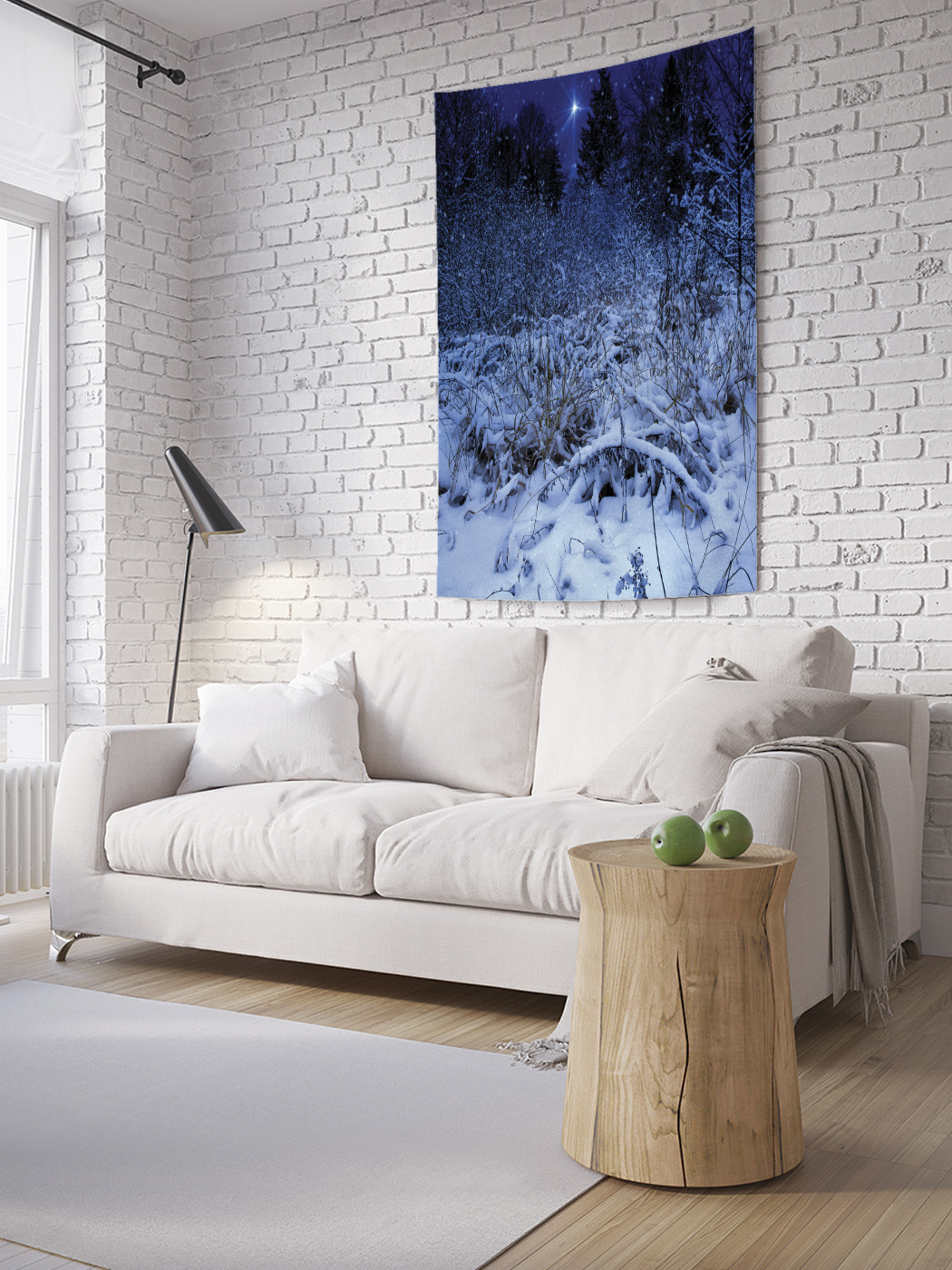 Вертикальное фотопанно на стену JoyArty Зимняя ночь в лесу 150x200 см, Зимняя ночь в лесу
Вертикальное фотопанно на стену JoyArty Зимняя ночь в лесу 150x200 см, Зимняя ночь в лесу