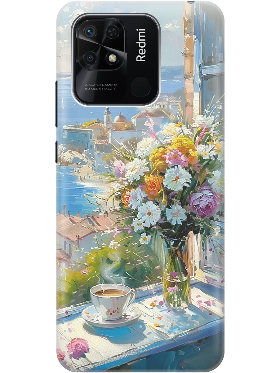 Силиконовый чехол на Xiaomi Redmi 10C с принтом "Букет цветов и кофе", Прозрачный;белый;голубой, 736538722
Силиконовый чехол на Xiaomi Redmi 10C с принтом "Букет цветов и кофе", Прозрачный;белый;голубой, 736538722