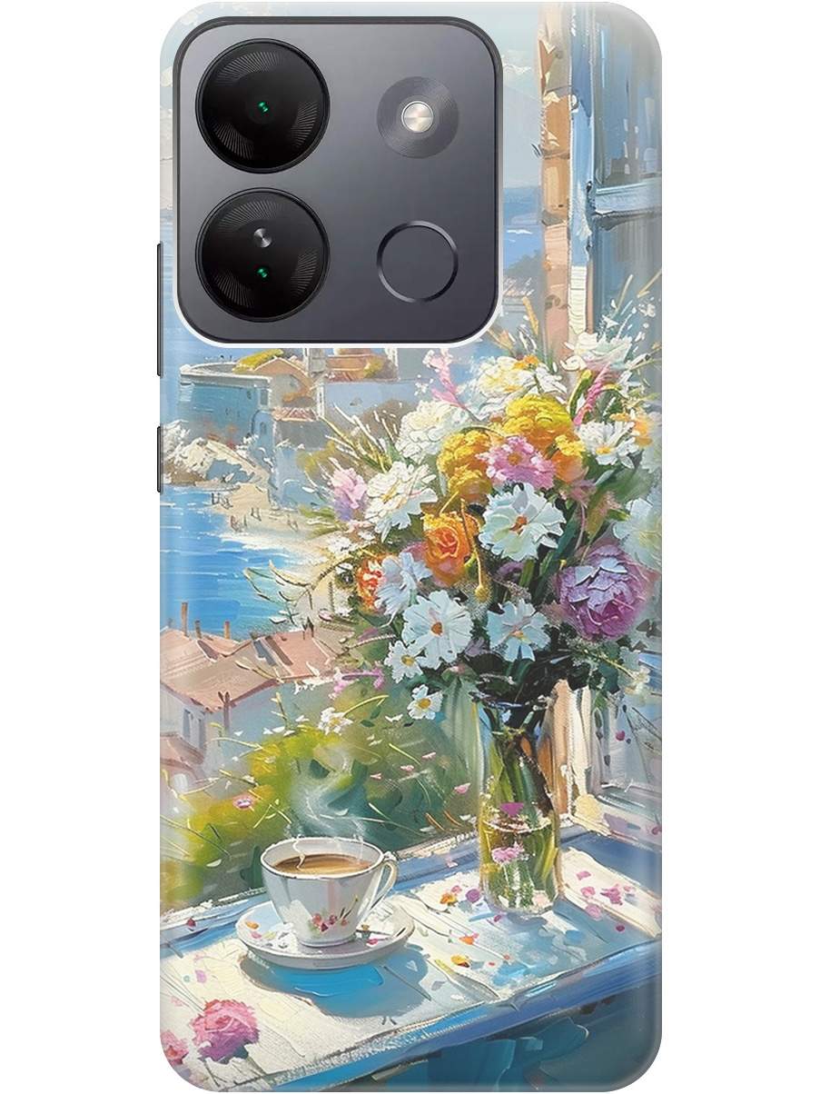 Силиконовый чехол на Infinix Smart 7 HD с принтом "Букет цветов и кофе", Прозрачный;белый;голубой, 769392022
Силиконовый чехол на Infinix Smart 7 HD с принтом "Букет цветов и кофе", Прозрачный;белый;голубой, 769392022