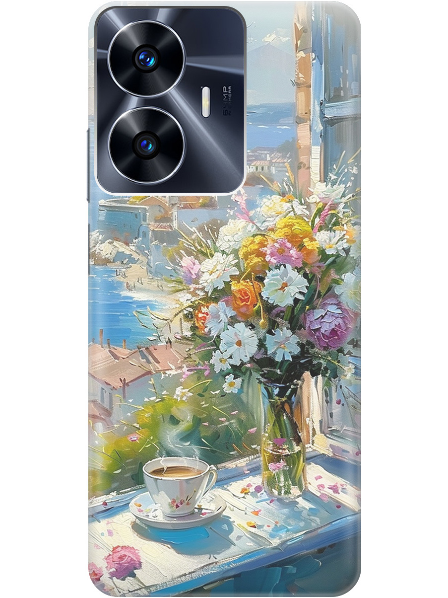Силиконовый чехол на Realme C55 с принтом "Букет цветов и кофе", Прозрачный;белый;голубой, 768742722
Силиконовый чехол на Realme C55 с принтом "Букет цветов и кофе", Прозрачный;белый;голубой, 768742722