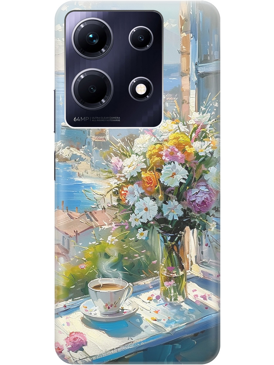 Силиконовый чехол на Infinix Note 30 с принтом "Букет цветов и кофе", Прозрачный;белый;голубой, 773943722
Силиконовый чехол на Infinix Note 30 с принтом "Букет цветов и кофе", Прозрачный;белый;голубой, 773943722