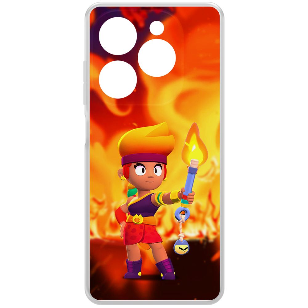 Чехол-накладка Krutoff Clear Case Brawl Stars-Амбер для Tecno Spark 20 Pro, Прозрачный
Чехол-накладка Krutoff Clear Case Brawl Stars-Амбер для Tecno Spark 20 Pro, Прозрачный