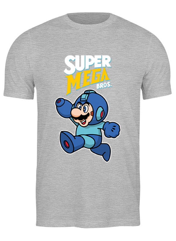 Футболка мужская Printio Super mario (mega man) серая S, Серый, Super mario (mega man)
Футболка мужская Printio Super mario (mega man) серая S, Серый, Super mario (mega man)