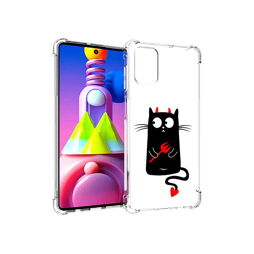 Чехол MyPads Tocco для Samsung Galaxy M51 Кот демон (PT156838.490.97), Прозрачный, Tocco
Чехол MyPads Tocco для Samsung Galaxy M51 Кот демон (PT156838.490.97), Прозрачный, Tocco