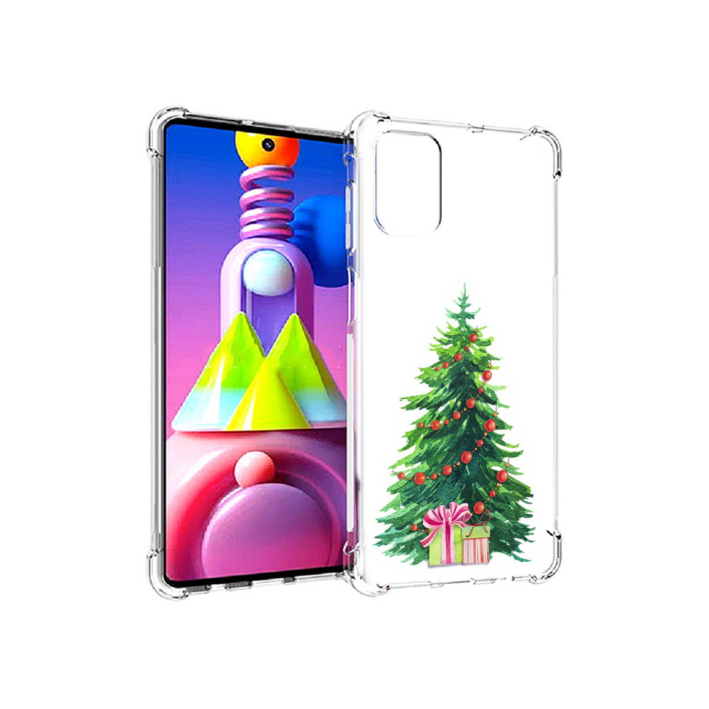 Чехол MyPads Tocco для Samsung Galaxy M51 Елка новогодняя с подарками акварель, Прозрачный, Tocco
Чехол MyPads Tocco для Samsung Galaxy M51 Елка новогодняя с подарками акварель, Прозрачный, Tocco