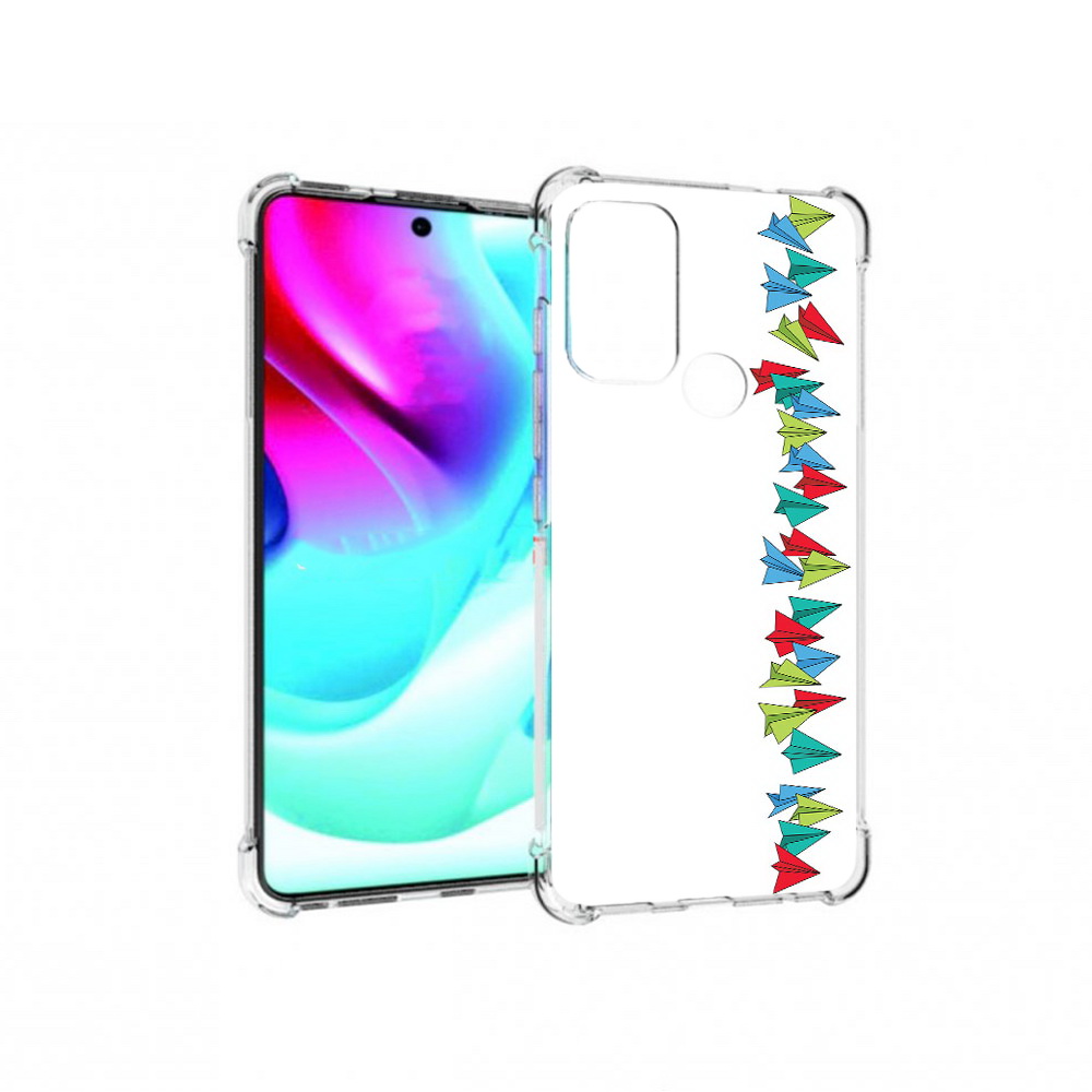 Чехол MyPads Tocco для Motorola Moto G60S самолетики из листочков (PT227079.361.593), Прозрачный, Tocco 
Чехол MyPads Tocco для Motorola Moto G60S самолетики из листочков (PT227079.361.593), Прозрачный, Tocco