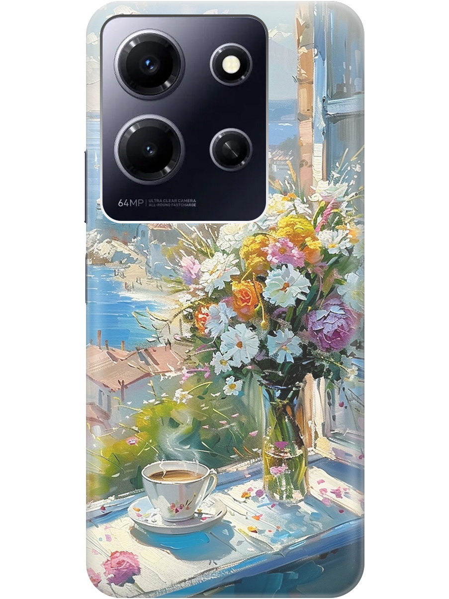 Силиконовый чехол на Infinix Note 30i с принтом "Букет цветов и кофе", Прозрачный;белый;голубой, 772564222
Силиконовый чехол на Infinix Note 30i с принтом "Букет цветов и кофе", Прозрачный;белый;голубой, 772564222
