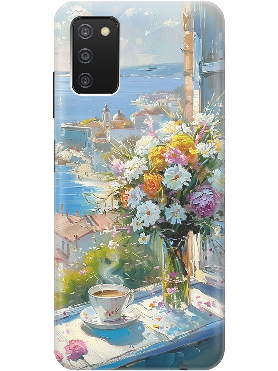 Силиконовый чехол на Samsung Galaxy A03s с принтом "Букет цветов и кофе", Прозрачный;белый;голубой, 732241122
Силиконовый чехол на Samsung Galaxy A03s с принтом "Букет цветов и кофе", Прозрачный;белый;голубой, 732241122