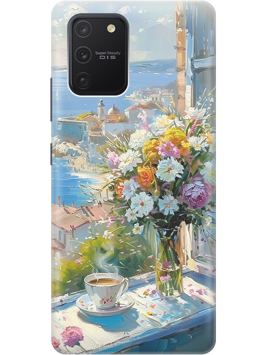 Силиконовый чехол на Samsung Galaxy S10 Lite с принтом "Букет цветов и кофе", Прозрачный;белый;голубой, 722694722
Силиконовый чехол на Samsung Galaxy S10 Lite с принтом "Букет цветов и кофе", Прозрачный;белый;голубой, 722694722