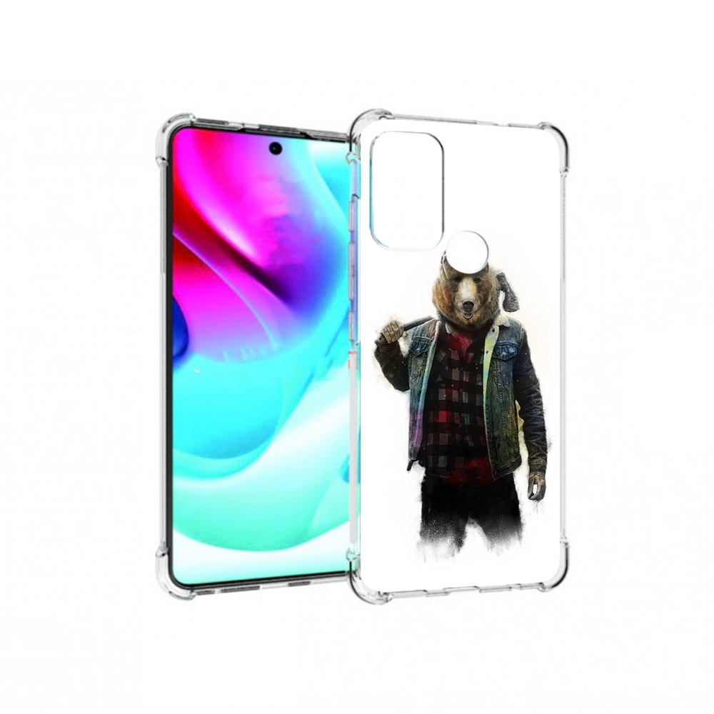 Чехол MyPads Tocco для Motorola Moto G60S медведь с топором (PT227079.361.469), Прозрачный, Tocco
Чехол MyPads Tocco для Motorola Moto G60S медведь с топором (PT227079.361.469), Прозрачный, Tocco