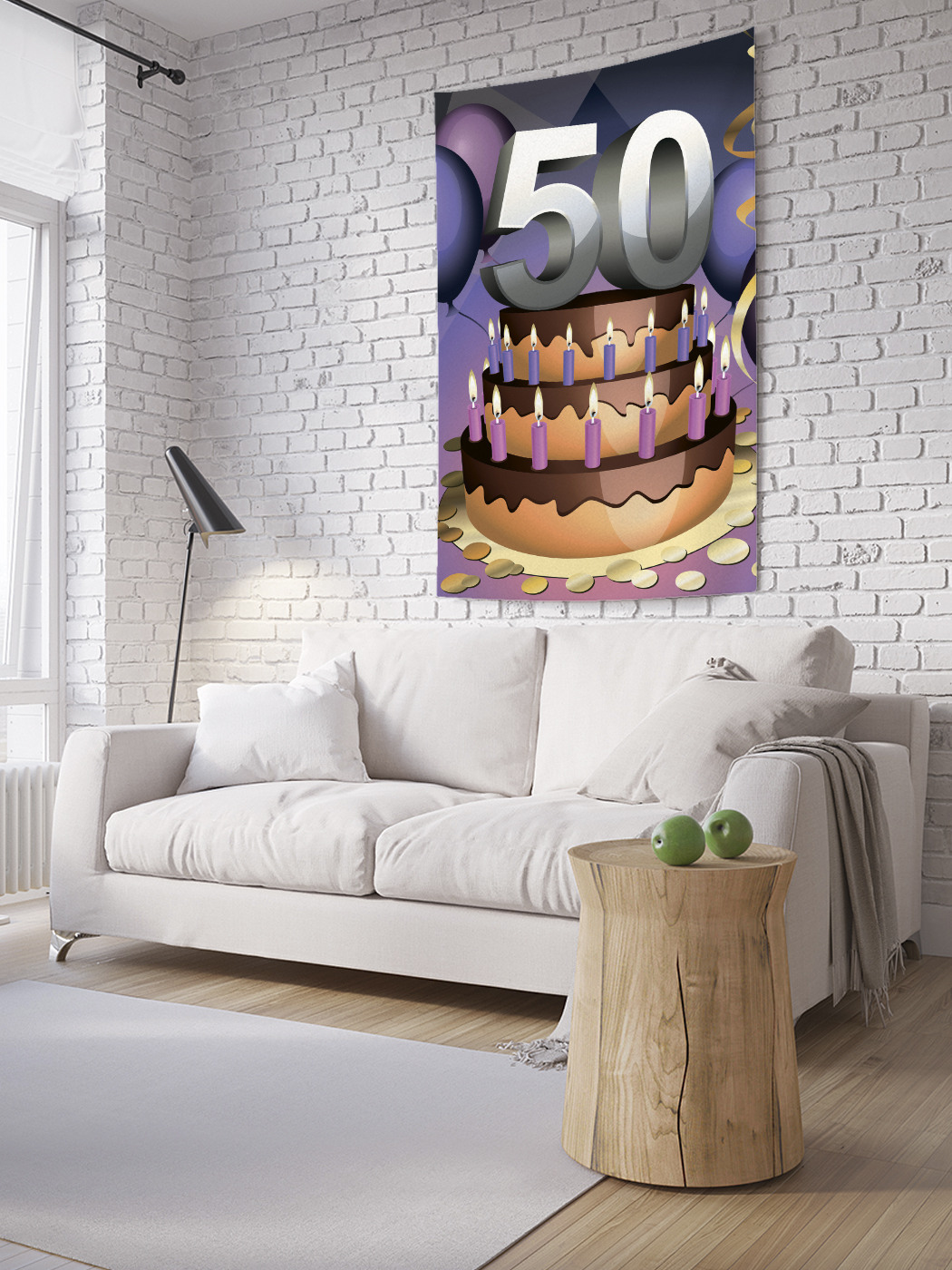 Вертикальное фотопанно на стену JoyArty Юбилейный торт с шарами 150x200 см, Юбилейный торт с шарами
Вертикальное фотопанно на стену JoyArty Юбилейный торт с шарами 150x200 см, Юбилейный торт с шарами