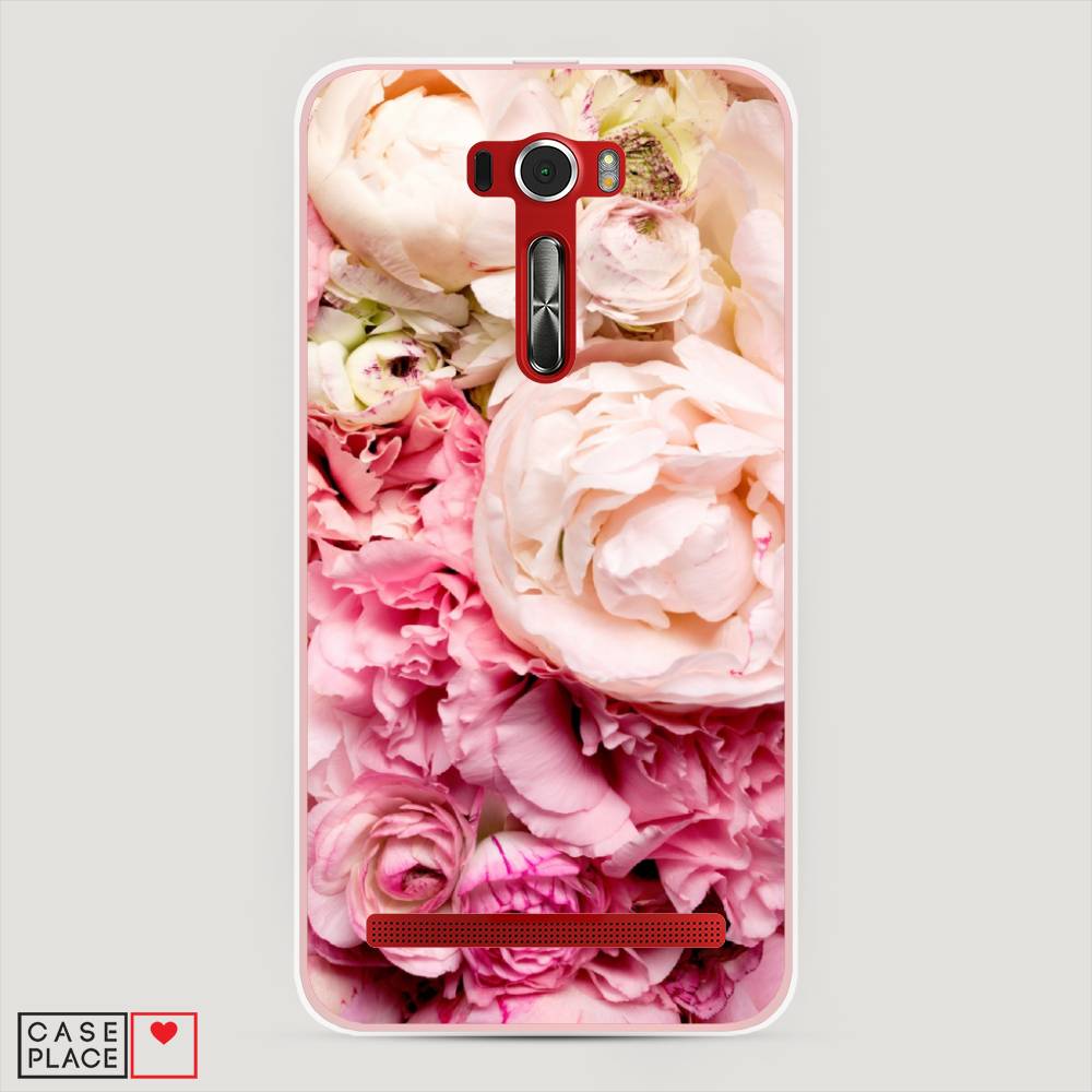 фото Чехол awog "пионы яркие" для asus zenfone 2 ze601kl