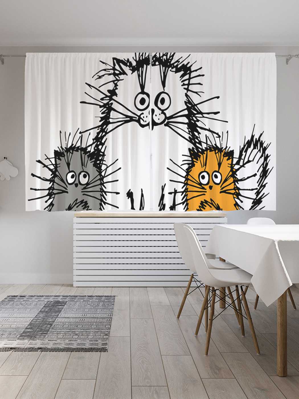 Классические шторы JoyArty "Мохнатые коты", серия Oxford DeLux, 2 полотна 145x180 см, Мохнатые коты
Классические шторы JoyArty "Мохнатые коты", серия Oxford DeLux, 2 полотна 145x180 см, Мохнатые коты
