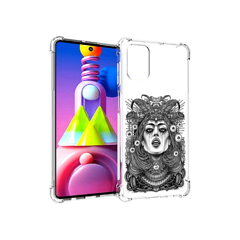 Чехол MyPads Tocco для Samsung Galaxy M51 портрет девушки черно белый (PT156838.490.551), Прозрачный, Tocco
Чехол MyPads Tocco для Samsung Galaxy M51 портрет девушки черно белый (PT156838.490.551), Прозрачный, Tocco