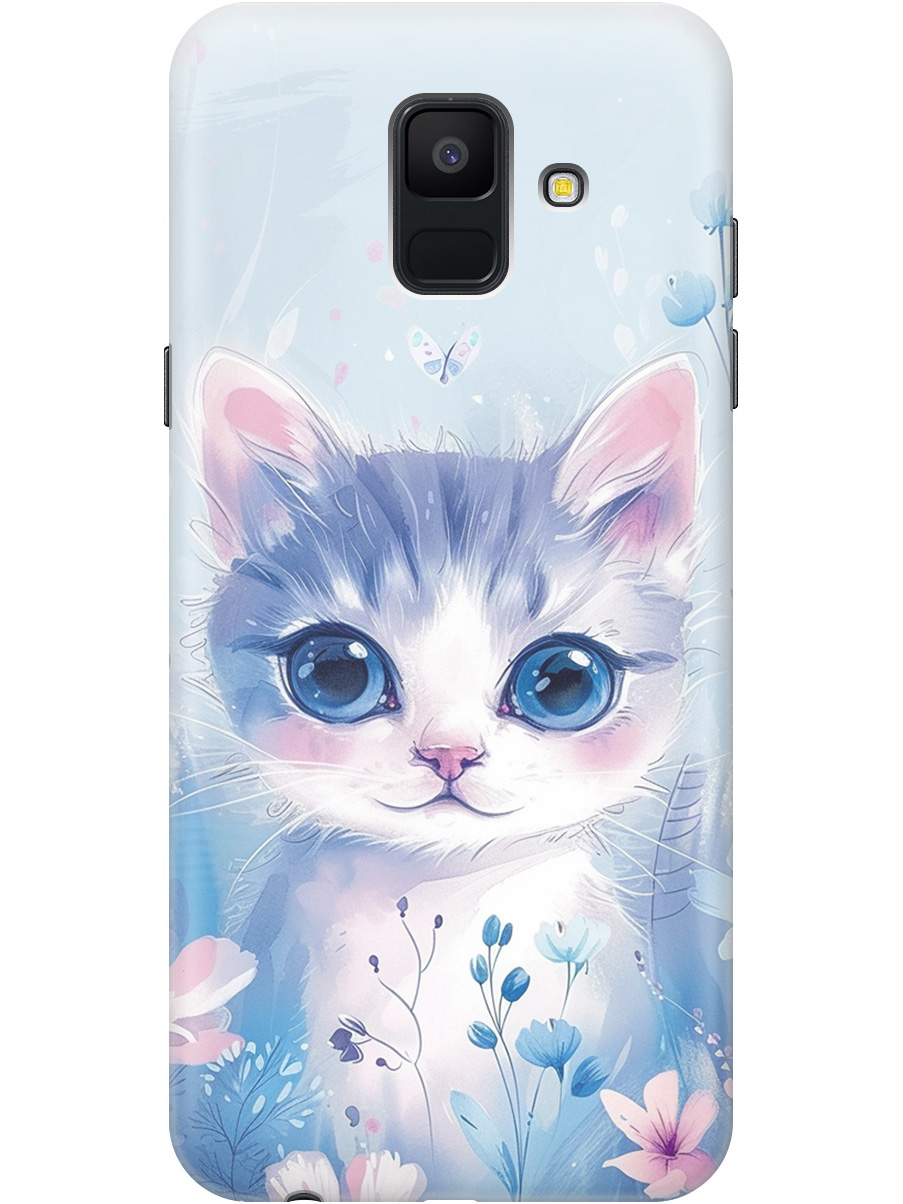 Силиконовый чехол на Samsung Galaxy A6 (2018) с принтом "Котик в цветах", Прозрачный;белый;голубой;розовый, 717872012
Силиконовый чехол на Samsung Galaxy A6 (2018) с принтом "Котик в цветах", Прозрачный;белый;голубой;розовый, 717872012