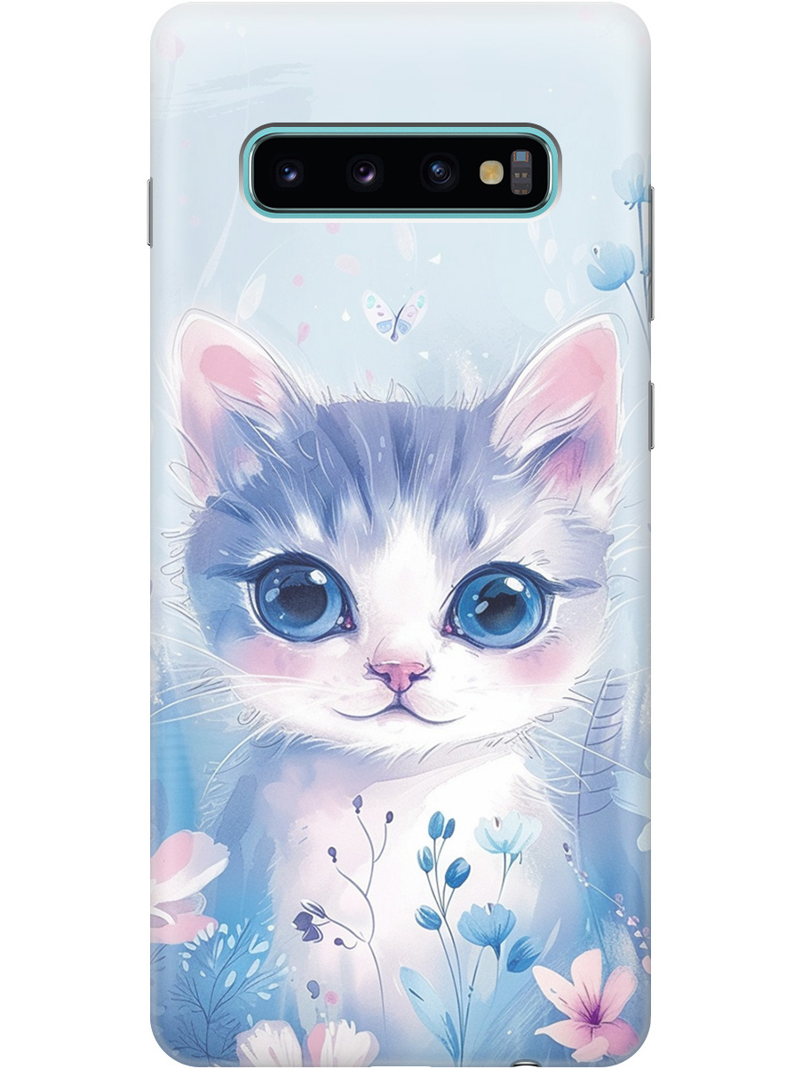 Силиконовый чехол на Samsung Galaxy S10+ с принтом "Котик в цветах", Прозрачный;белый;голубой;розовый, 720461112
Силиконовый чехол на Samsung Galaxy S10+ с принтом "Котик в цветах", Прозрачный;белый;голубой;розовый, 720461112