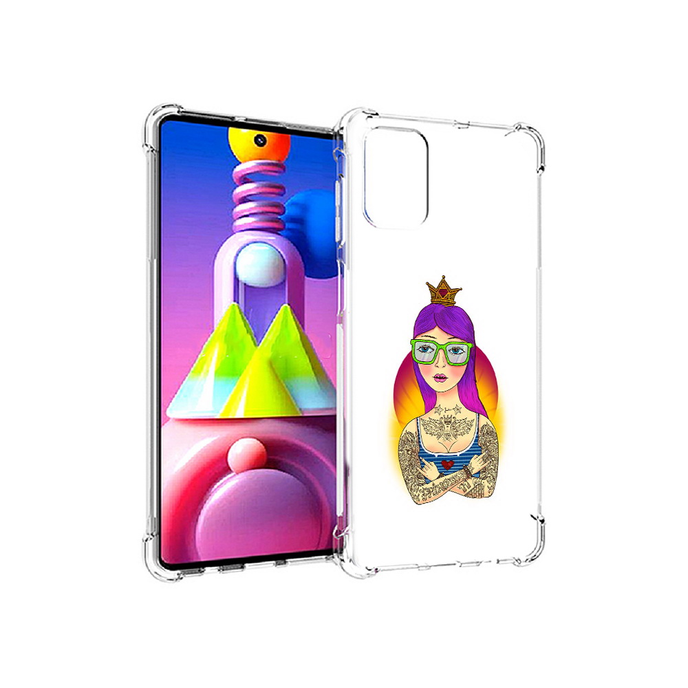 Чехол MyPads Tocco для Samsung Galaxy M51 девушка в татуировках с короной, Прозрачный, Tocco
Чехол MyPads Tocco для Samsung Galaxy M51 девушка в татуировках с короной, Прозрачный, Tocco