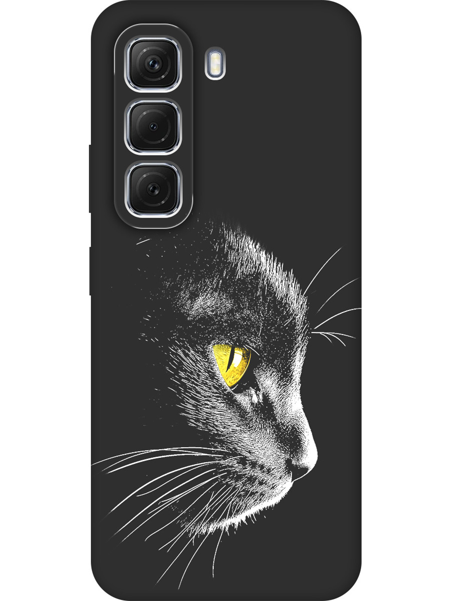 Силиконовый чехол на Infinix Hot 50 4G с принтом "Черный котик" матовый черный, Черный;белый;золотистый, 786718712 
Силиконовый чехол на Infinix Hot 50 4G с принтом "Черный котик" матовый черный, Черный;белый;золотистый, 786718712