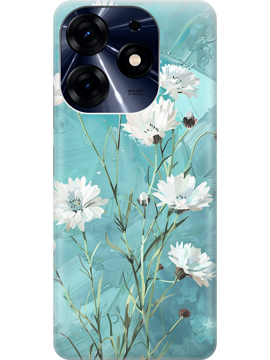 Силиконовый чехол на Tecno Spark 10 Pro с принтом "Белые васильки", Прозрачный;белый;голубой, 768742622
Силиконовый чехол на Tecno Spark 10 Pro с принтом "Белые васильки", Прозрачный;белый;голубой, 768742622