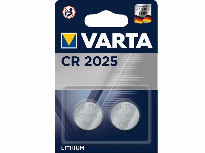 Батарейка литиевая VARTA CR2025 Professional (комплект - 2шт) 3V, 5003LC, CR2025, DL2025
Батарейка литиевая VARTA CR2025 Professional (комплект - 2шт) 3V, 5003LC, CR2025, DL2025