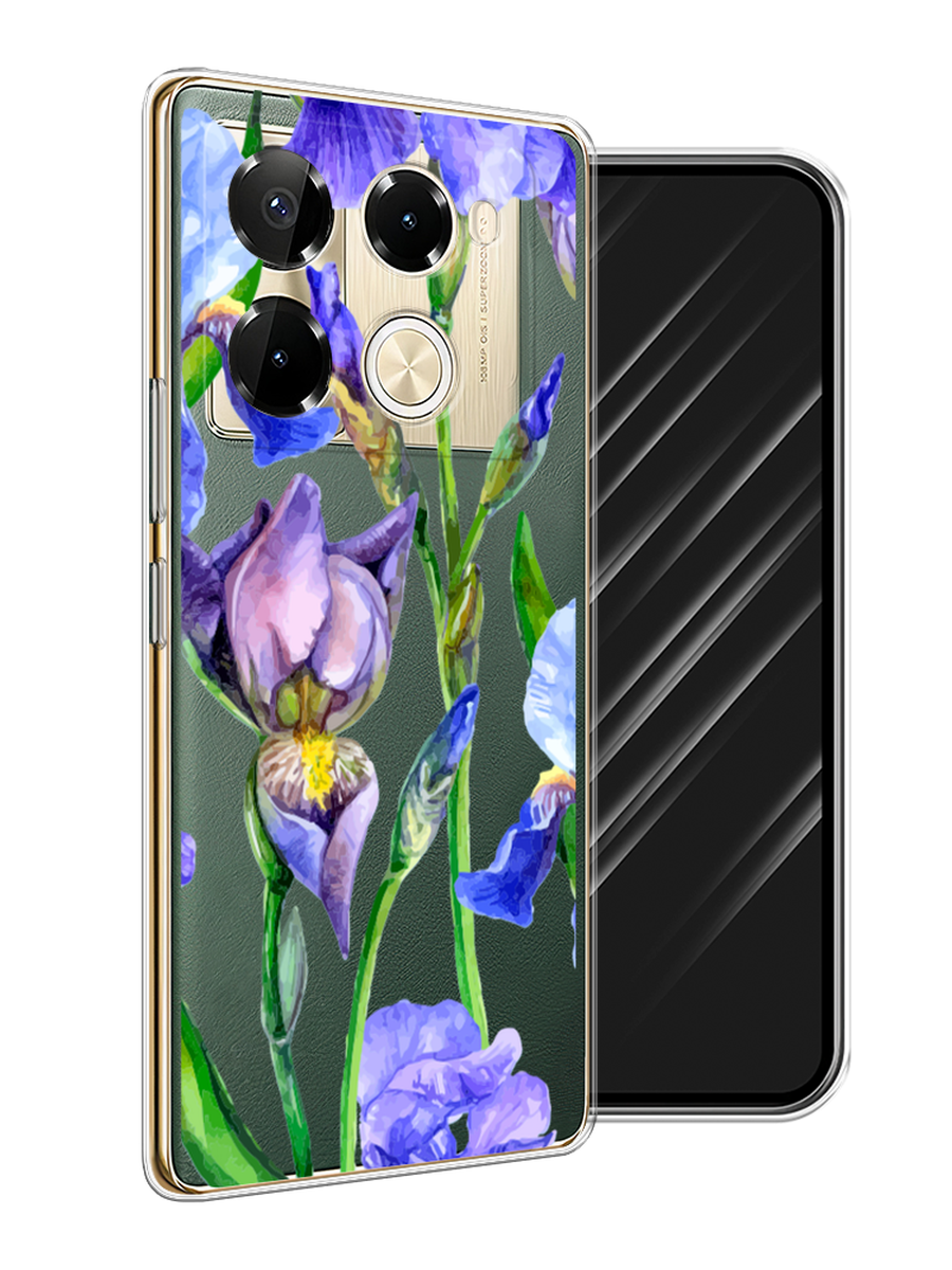 Чехол Awog на Infinix Note 40 Pro 5G/Note 40 Pro Plus "Синие ирисы", Фиолетовый;голубой;зеленый, 3105950-1
Чехол Awog на Infinix Note 40 Pro 5G/Note 40 Pro Plus "Синие ирисы", Фиолетовый;голубой;зеленый, 3105950-1