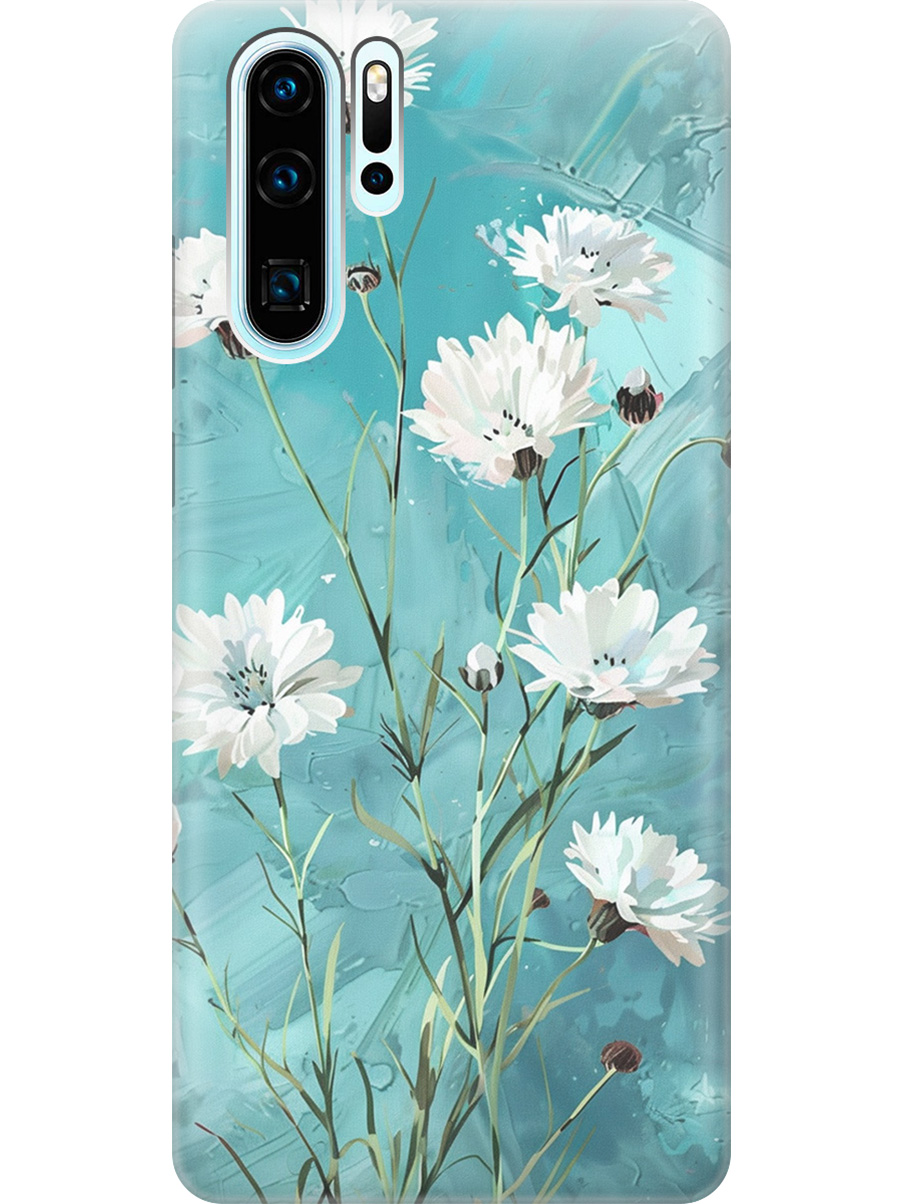 Силиконовый чехол на Huawei P30 Pro с принтом "Белые васильки", Прозрачный;белый;голубой, 720762422
Силиконовый чехол на Huawei P30 Pro с принтом "Белые васильки", Прозрачный;белый;голубой, 720762422
