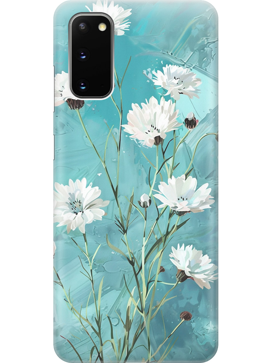 Силиконовый чехол на Samsung Galaxy S20 с принтом "Белые васильки", Прозрачный;белый;голубой, 722629522
Силиконовый чехол на Samsung Galaxy S20 с принтом "Белые васильки", Прозрачный;белый;голубой, 722629522
