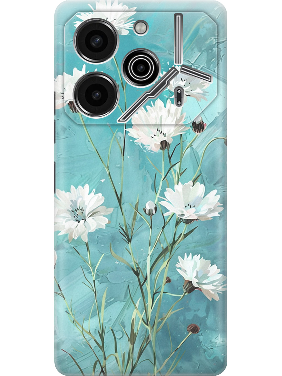Силиконовый чехол на Tecno Pova 6 Pro с принтом "Белые васильки", Прозрачный;белый;голубой, 781971022
Силиконовый чехол на Tecno Pova 6 Pro с принтом "Белые васильки", Прозрачный;белый;голубой, 781971022