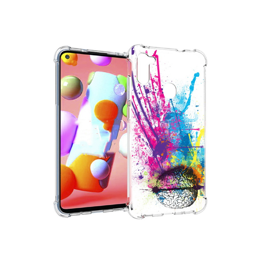 Чехол MyPads Tocco для Samsung Galaxy M11 яркий красочный мозг (PT147121.487.710), Прозрачный, Tocco
Чехол MyPads Tocco для Samsung Galaxy M11 яркий красочный мозг (PT147121.487.710), Прозрачный, Tocco