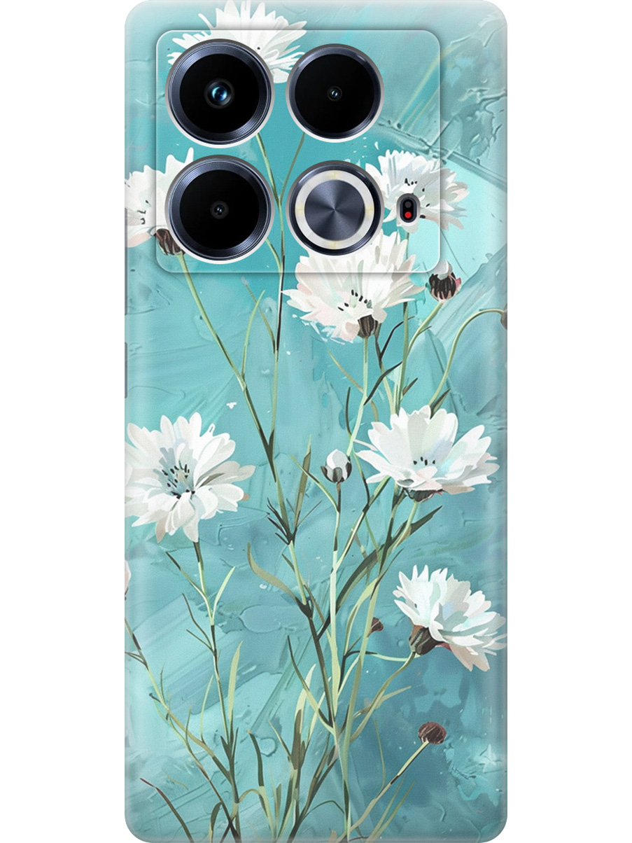 Силиконовый чехол на Infinix Note 40 с принтом "Белые васильки", Прозрачный;белый;голубой, 782626422
Силиконовый чехол на Infinix Note 40 с принтом "Белые васильки", Прозрачный;белый;голубой, 782626422