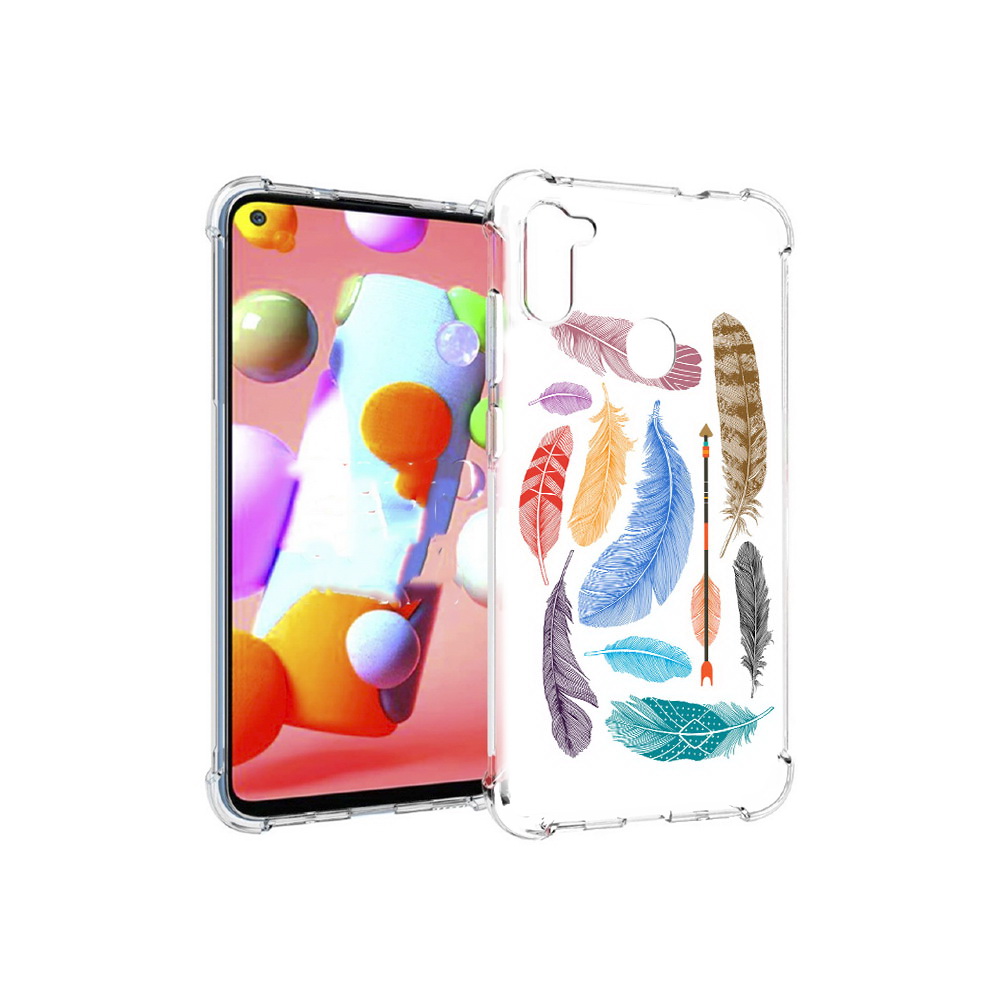 Чехол MyPads Tocco для Samsung Galaxy M11 разноцветные перья (PT147121.487.572), Прозрачный, Tocco
Чехол MyPads Tocco для Samsung Galaxy M11 разноцветные перья (PT147121.487.572), Прозрачный, Tocco