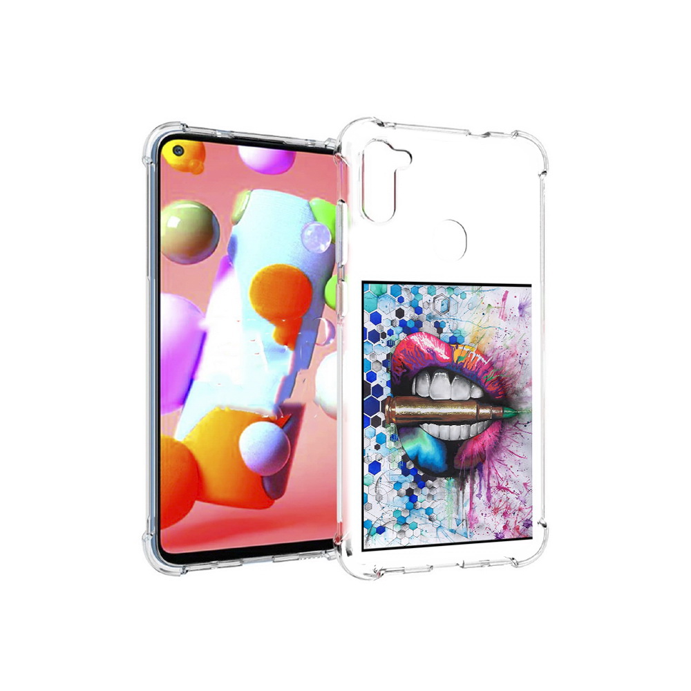 Чехол MyPads Tocco для Samsung Galaxy M11 разноцветные губы с пулей (PT147121.487.571), Прозрачный, Tocco
Чехол MyPads Tocco для Samsung Galaxy M11 разноцветные губы с пулей (PT147121.487.571), Прозрачный, Tocco