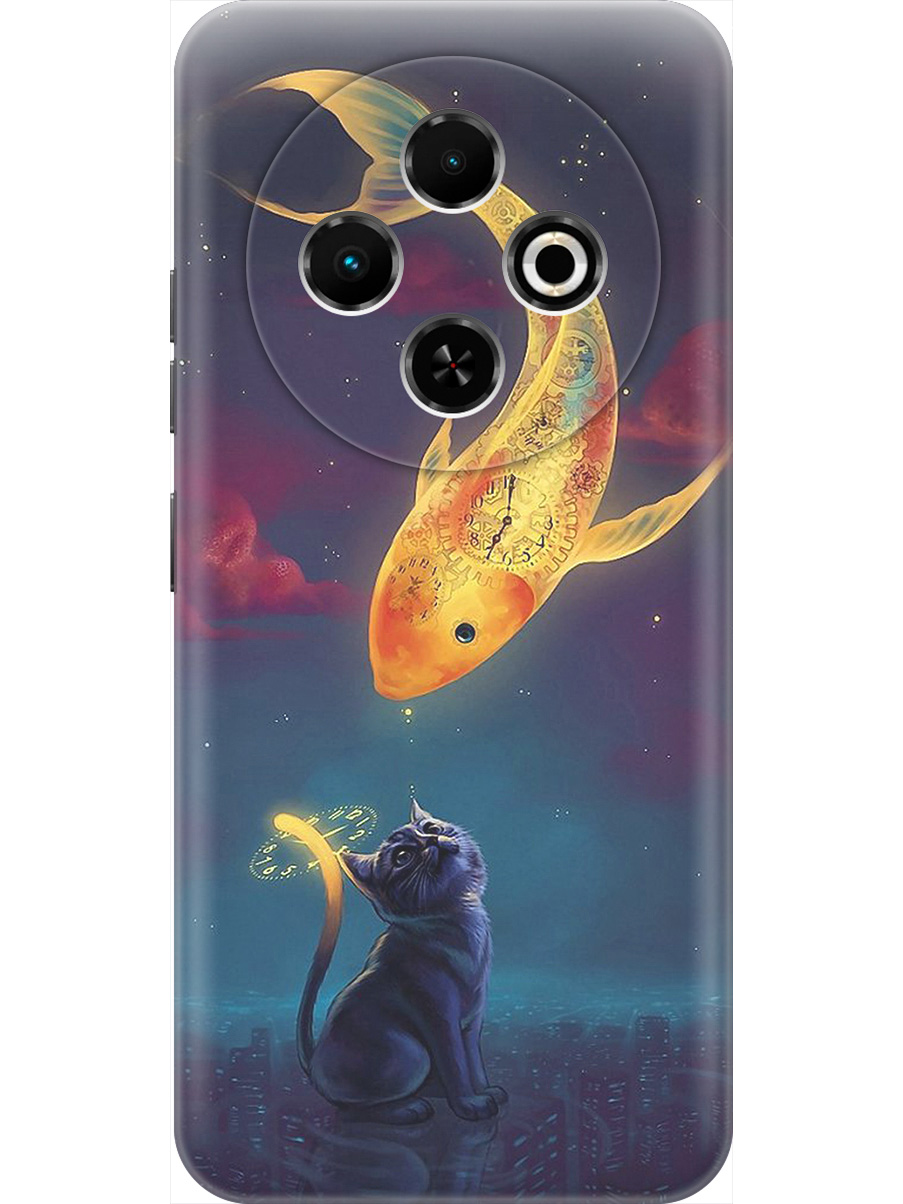Силиконовый чехол на Tecno Spark 30C с принтом "Кот и рыбка", Прозрачный;желтый;серый;синий, 786716385
Силиконовый чехол на Tecno Spark 30C с принтом "Кот и рыбка", Прозрачный;желтый;серый;синий, 786716385