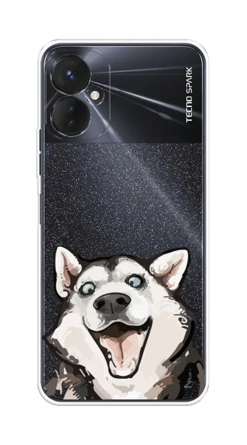 Силиконовый чехол Awog "Радостный хаски" для Tecno Spark 9 Pro, Прозрачный, 301950-1
Силиконовый чехол Awog "Радостный хаски" для Tecno Spark 9 Pro, Прозрачный, 301950-1