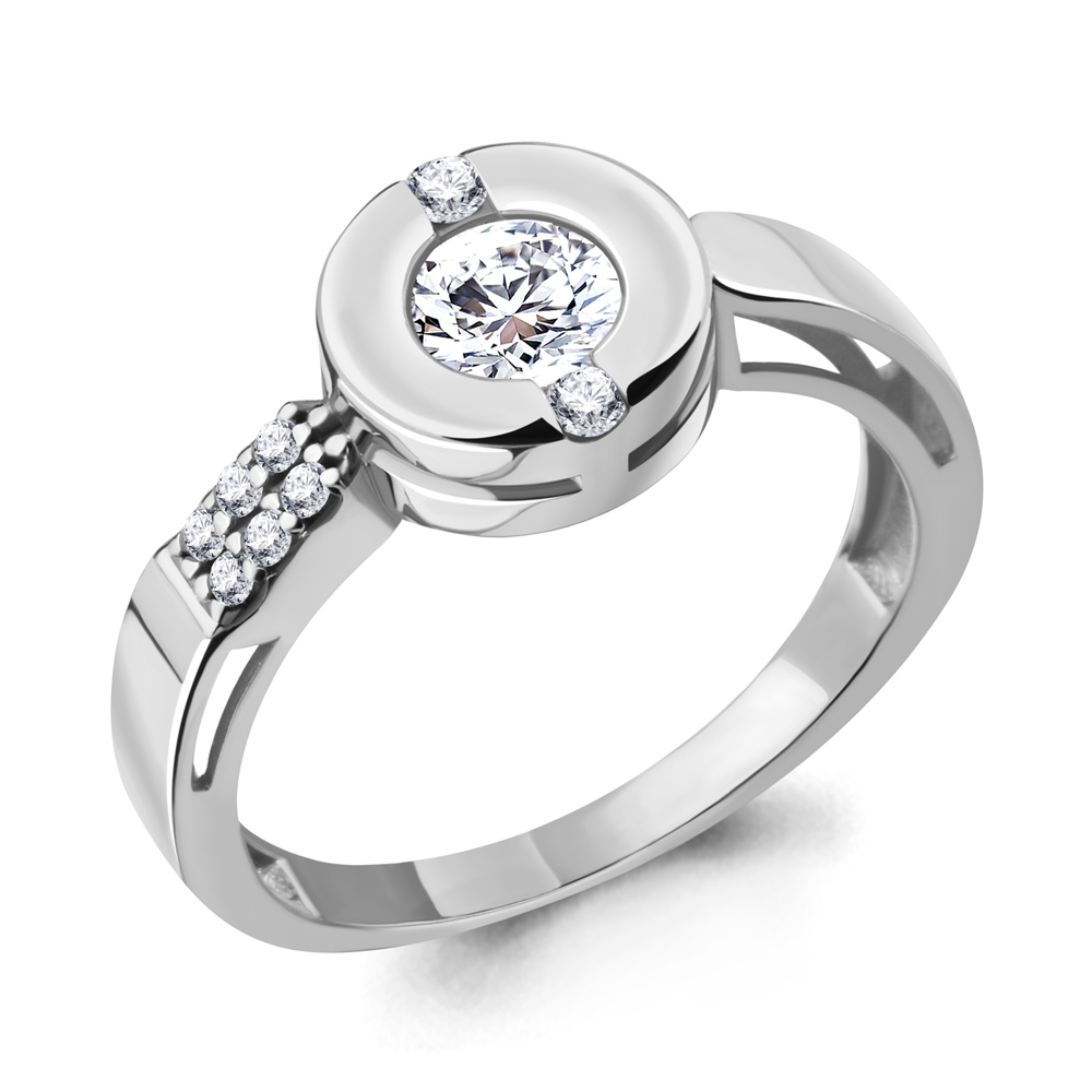 Кольцо из серебра с фианитом Aquamarine Aquamarine 666431А_925_р р. 17,5, 666431А_925_р
Кольцо из серебра с фианитом Aquamarine Aquamarine 666431А_925_р р. 17,5, 666431А_925_р