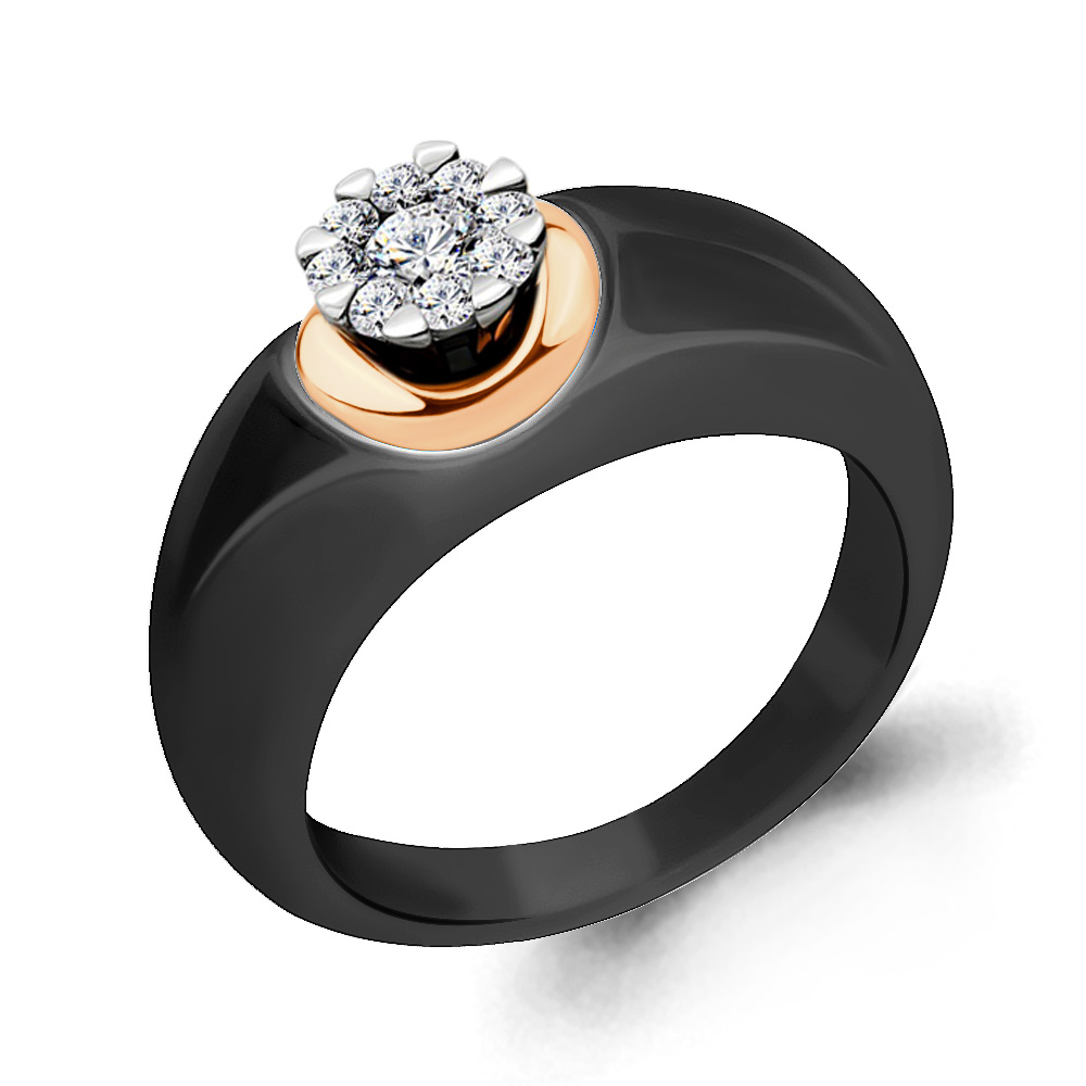 Кольцо из красного золота\керамики с фианитом Aquamarine Aquamarine 66630_585_кз р, 66630_585_кз
Кольцо из красного золота\керамики с фианитом Aquamarine Aquamarine 66630_585_кз р, 66630_585_кз