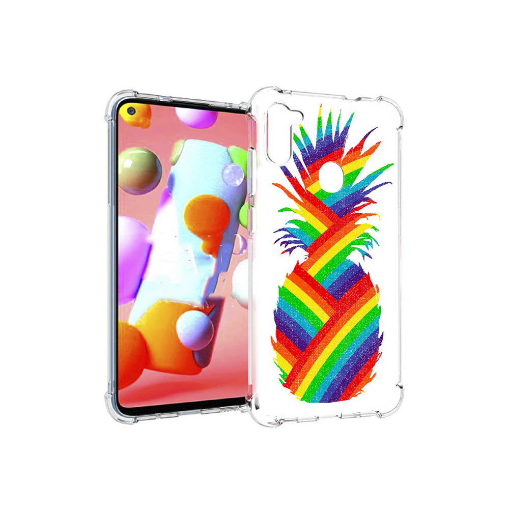 Чехол MyPads Tocco для Samsung Galaxy M11 радужный ананас (PT147121.487.566), Прозрачный, Tocco
Чехол MyPads Tocco для Samsung Galaxy M11 радужный ананас (PT147121.487.566), Прозрачный, Tocco