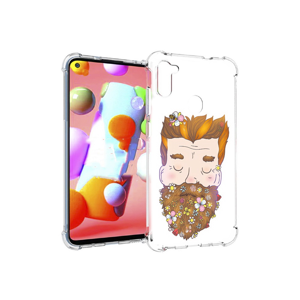 Чехол MyPads Tocco для Samsung Galaxy M11 мужчина с цветами в бороде (PT147121.487.489), Прозрачный, Tocco
Чехол MyPads Tocco для Samsung Galaxy M11 мужчина с цветами в бороде (PT147121.487.489), Прозрачный, Tocco